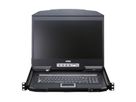 ATEN CL3716iNW ES 16-Port USB HDMI LCD KVM Konsole, ES-Layout