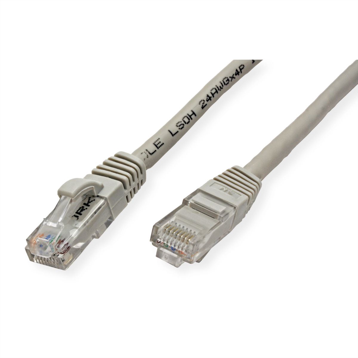 Cordon VALUE Cat.6 (Classe E) UTP LSOH, gris, 0,5 m