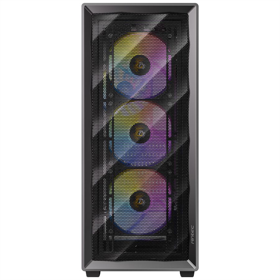 ANTEC AX85 ARGB PC Gehäuse Midi Tower Gaming ATX, schwarz