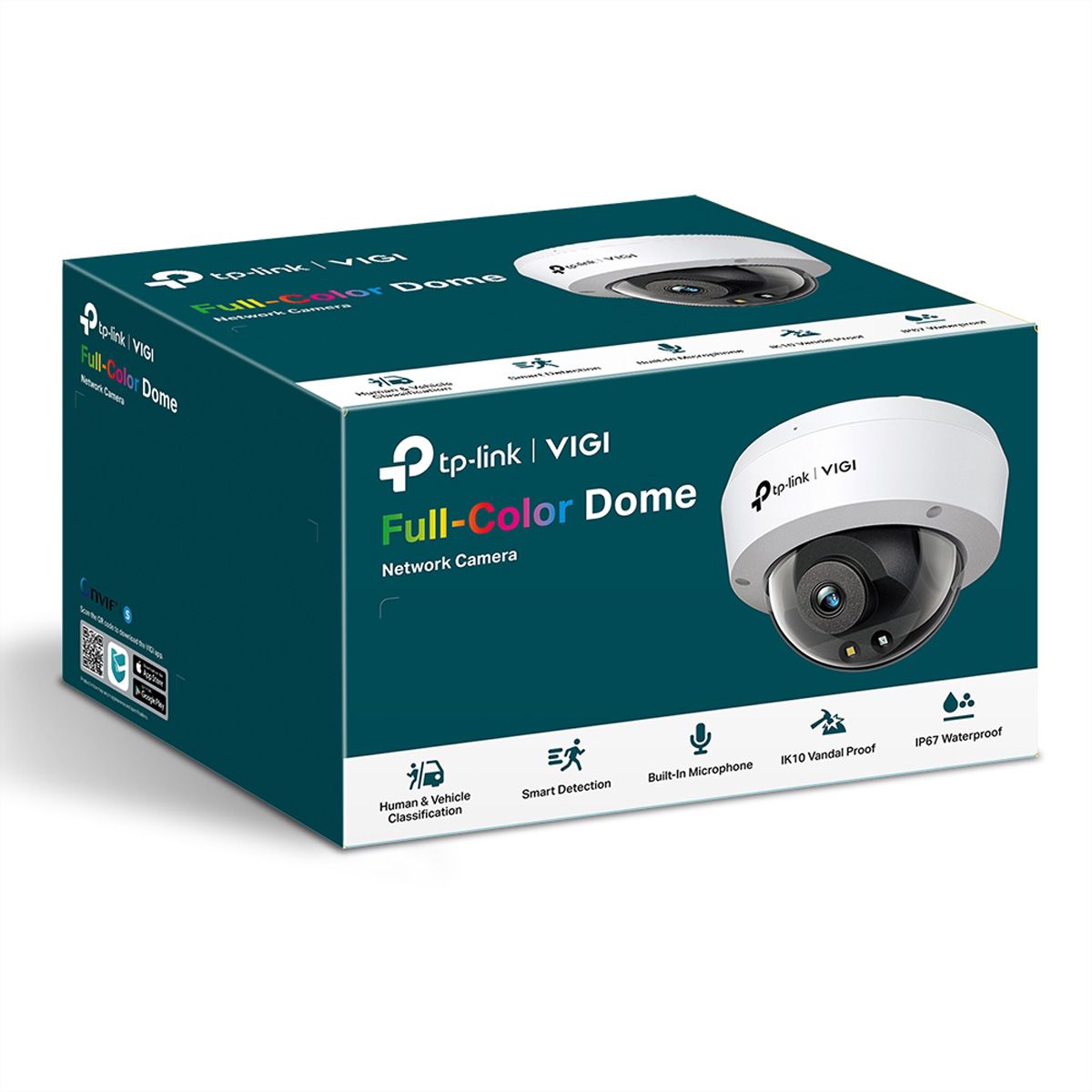 TP-Link VIGI C250(4mm) Dome-Caméra 5 MP, 90°, IR-LED 30m