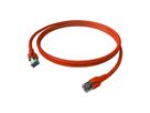 EasyLan FlexBoot Patchkabel Cat.6A, S/FTP, rot, 3 m