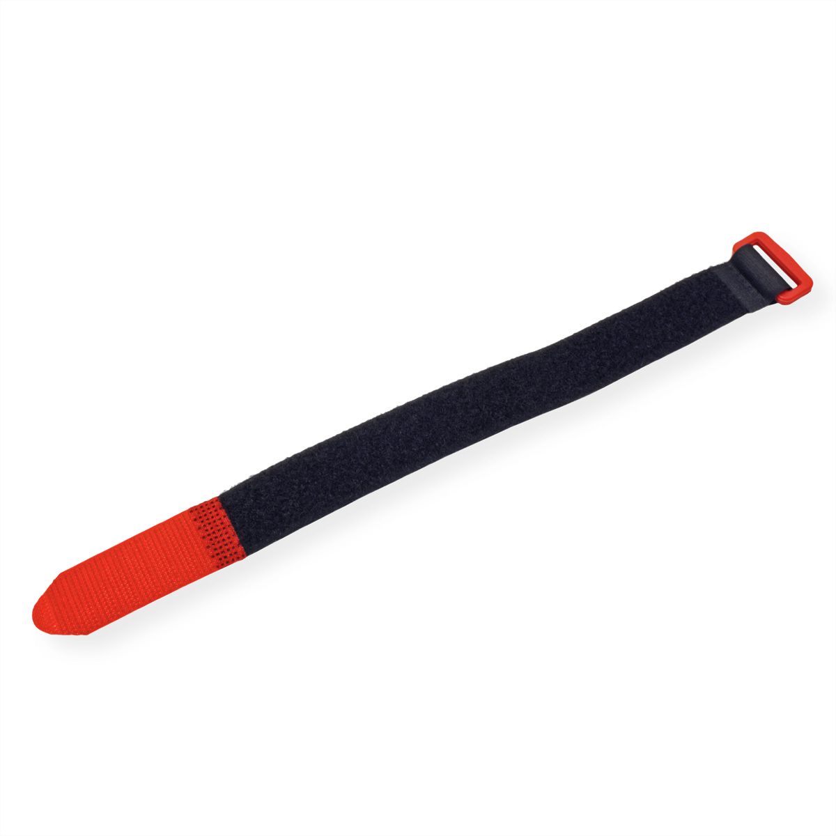 VELCRO® Bande avec oeillet plastique, par 10, noir, 30 cm