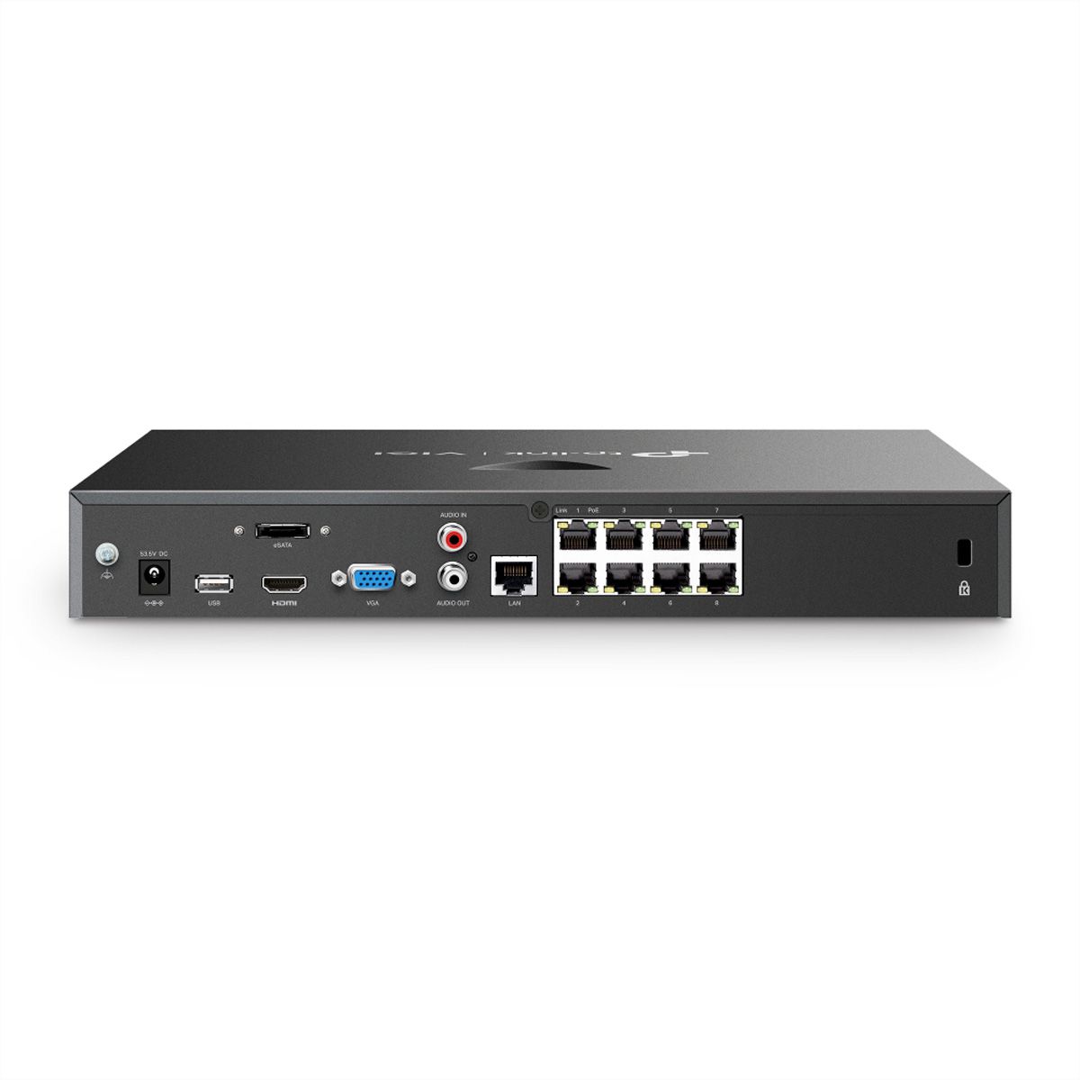 TP-Link NVR2008H-8MP NVR Enregistreur vidéo en réseau 8-CH, 8x PoE