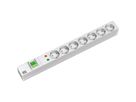 BACHMANN Bâti de prises 19" 7x avec TGB avec interrupteur