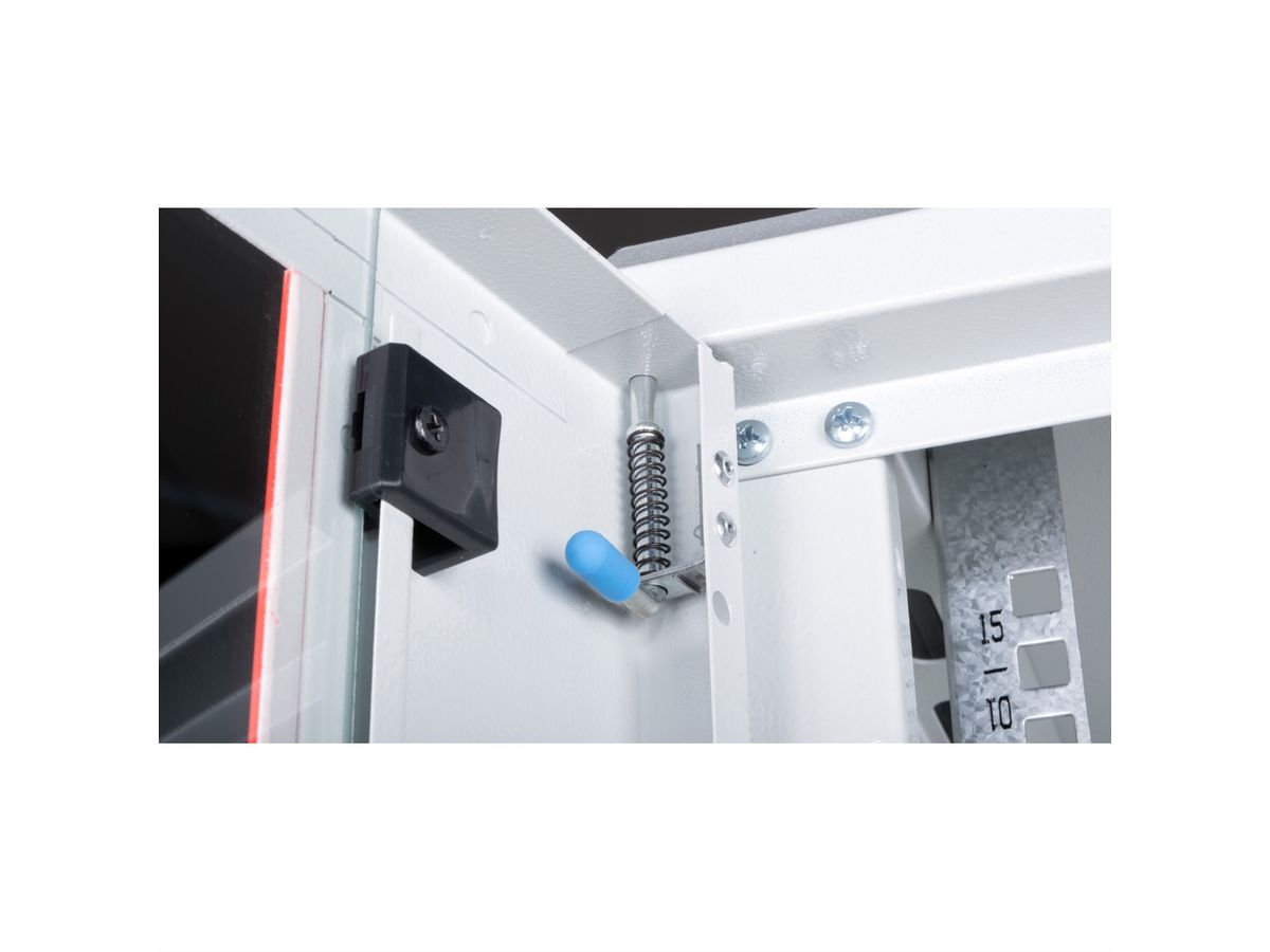 ROLINE 19-Zoll Wandgehäuse Basic Plus 18HE, 600x450 BxT grau