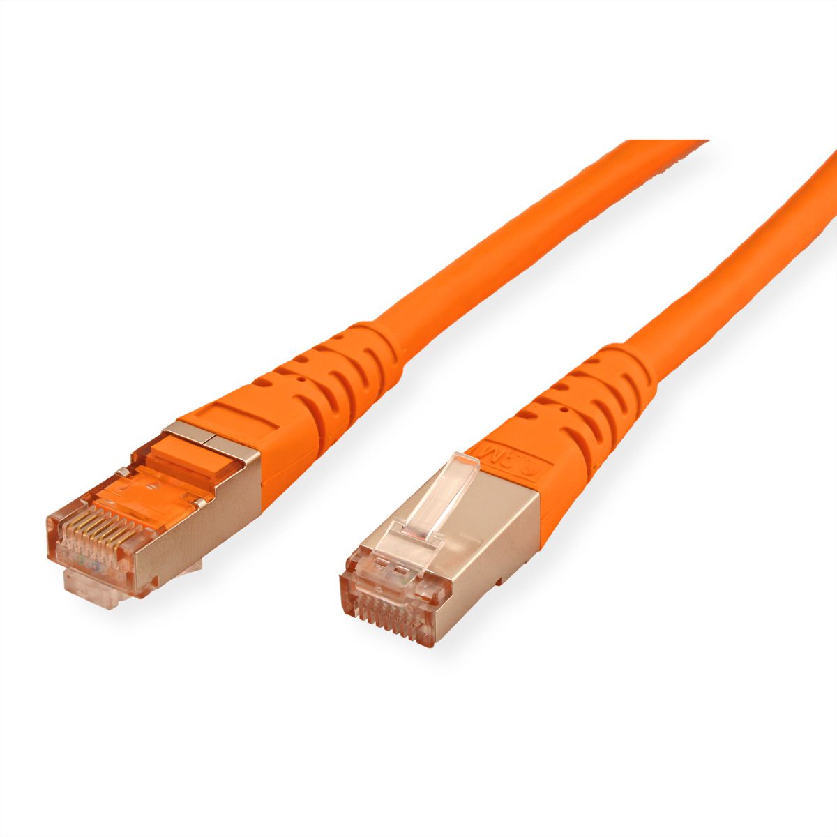 Cordon ROLINE Cat.6 (Classe E) S/FTP (PiMF), orange, 20 m