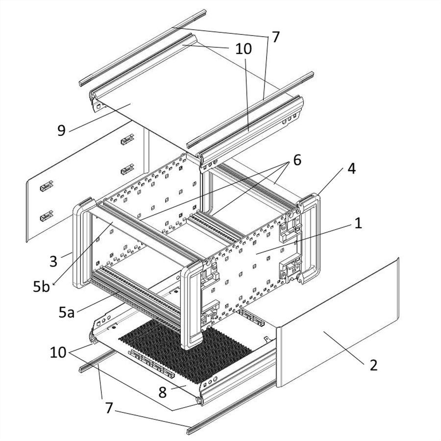 SCHROFF RPRO STYLE 6HE 84TE 415T F-T/T S.L.