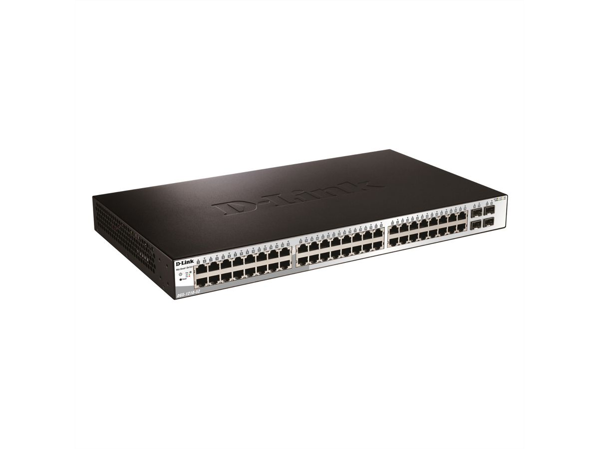 D-Link Web Smart DGS-1210-52 - Switch - 48 ports - Géré