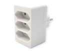 BACHMANN Multistecker 3xEuro, weiß 3x2,5A/230V