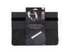 T’nB Notebook-Hülle 13–14" Eco Leder, Filz schwarz/grau