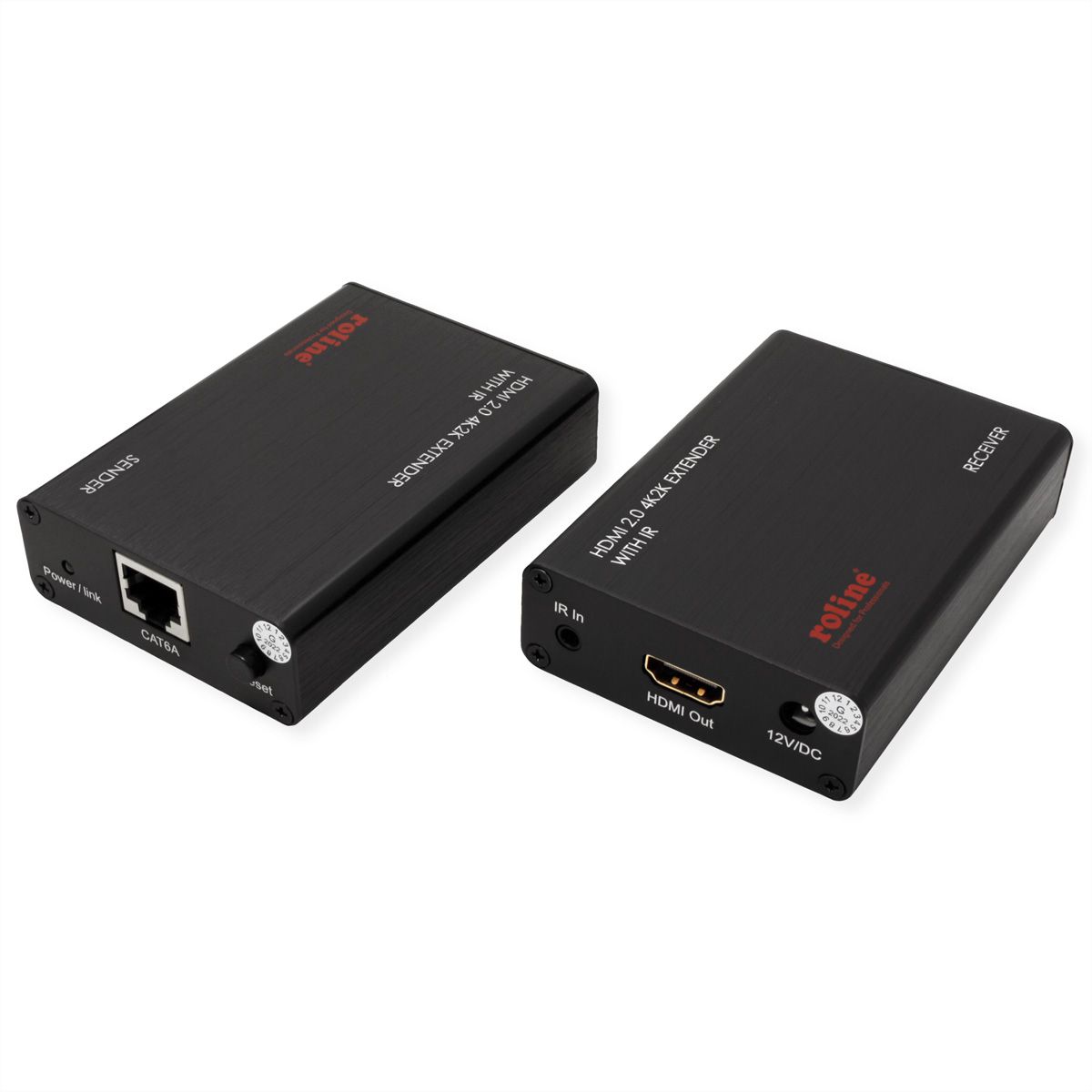 ROLINE HDMI A/V Extender über Kat.6A Kabel, 4K@60Hz, 30 m