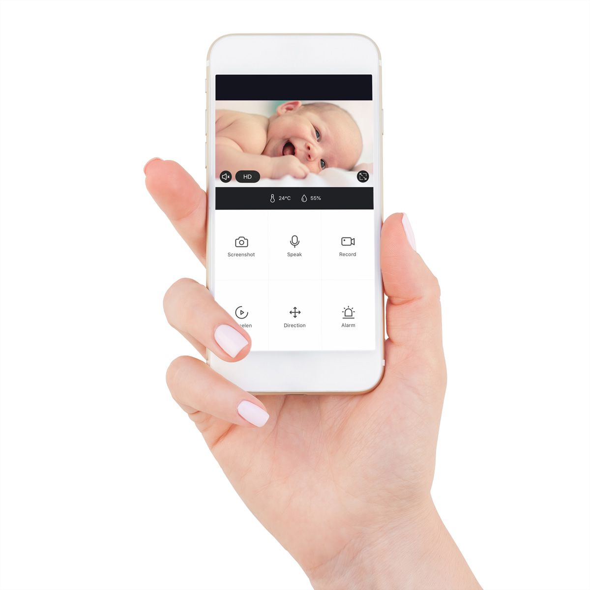 Alecto Babyphone SMARTBABY10, Noir