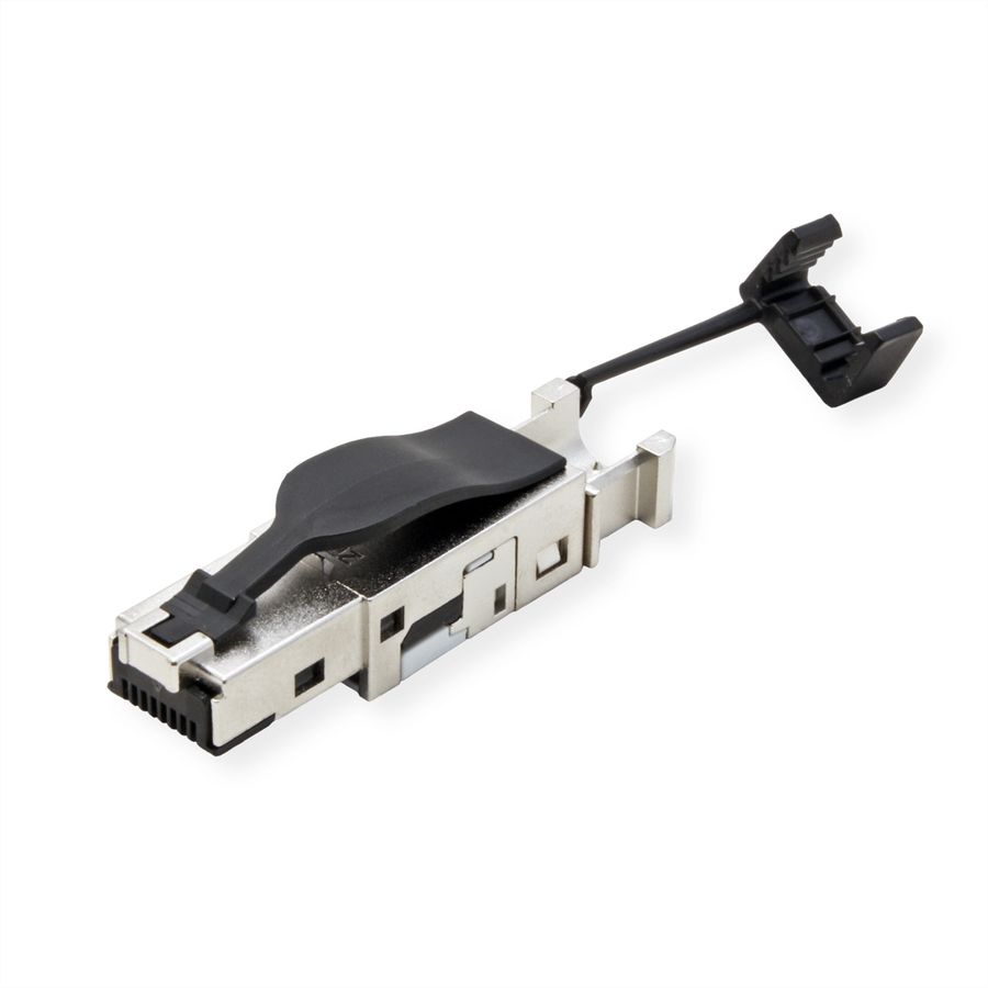 METZ CONNECT E-DAT Industrie IP20, feldkonfektionierbarer RJ45-Stecker, schwarz