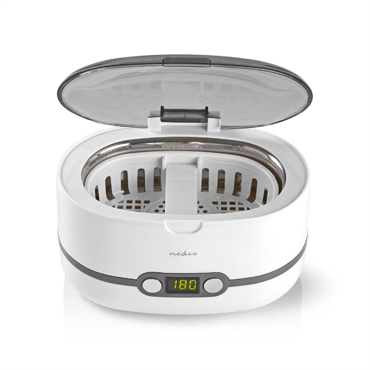 Nedis Ultraschallschmuckreiniger, 230V, 50Hz, weiss