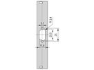 SCHROFF Face avant 19" avec découpe Sub-D, 3x9 pôles, 3U, 4 HP, 2,5 mm, Al, RAL 7035