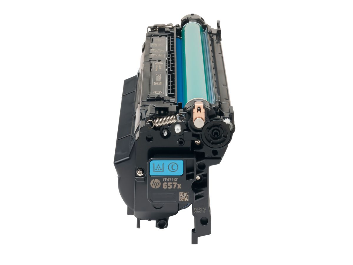 HP 657X Cyan Original LaserJet Tonerkartusche mit hoher Reichweite