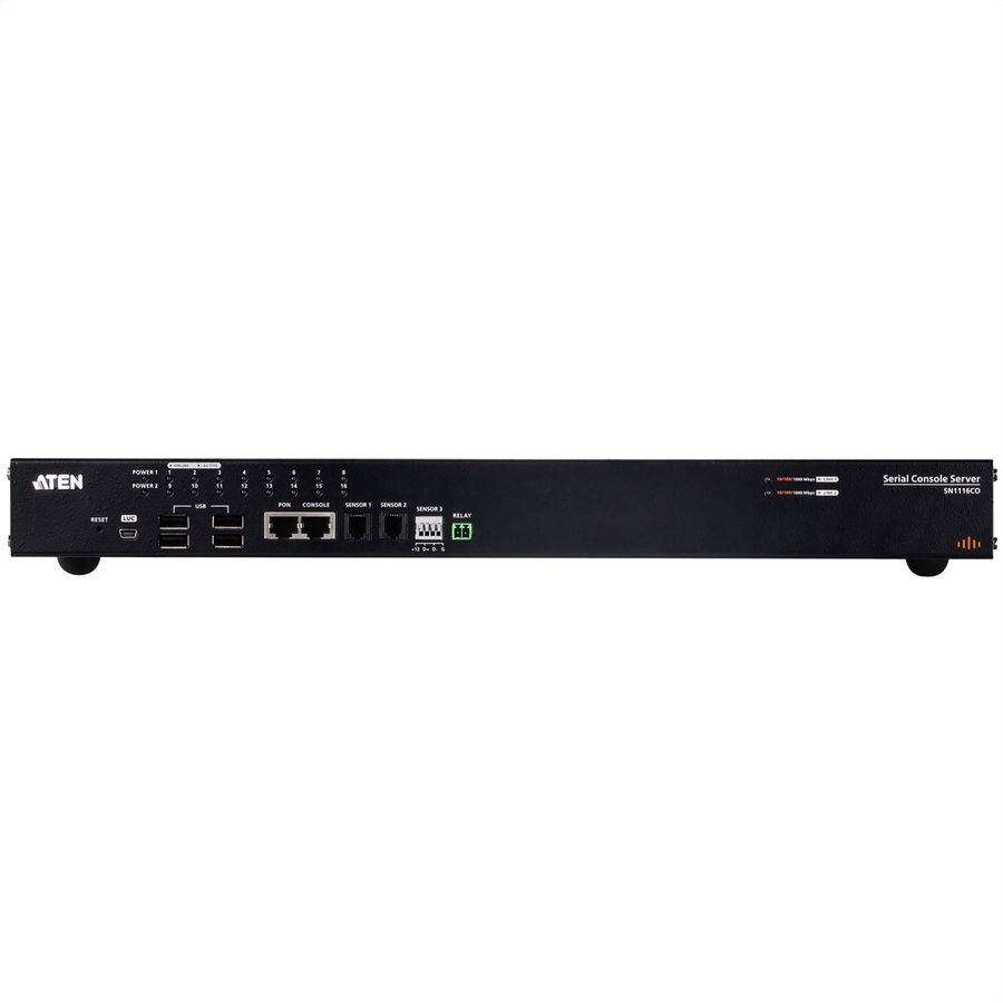 ATEN SN1116CO 16-Port Serieller Konsolen Server mit Dual Power