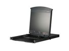 ATEN KL1508AM KVM-Switch, 43cm TFT, VGA, PS/2-USB über Kat 5, 8 Port, D, UK-Layout