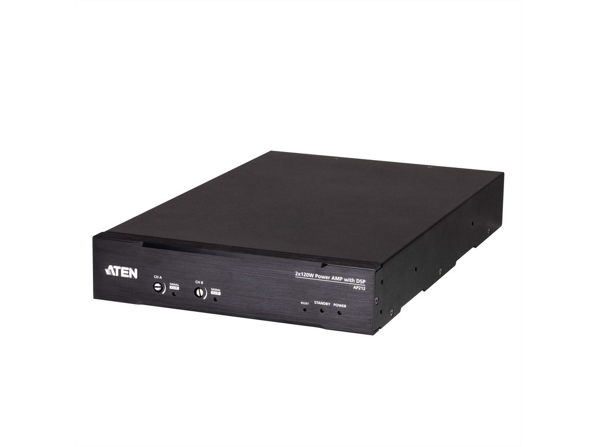 ATEN AP212 Amplificateur de puissance 2 x 120 W avec DSP