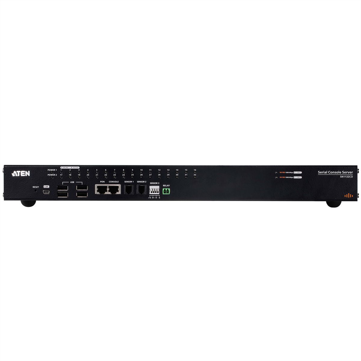 ATEN SN1132CO 32-Port Serieller Konsolen Server mit Dual Power