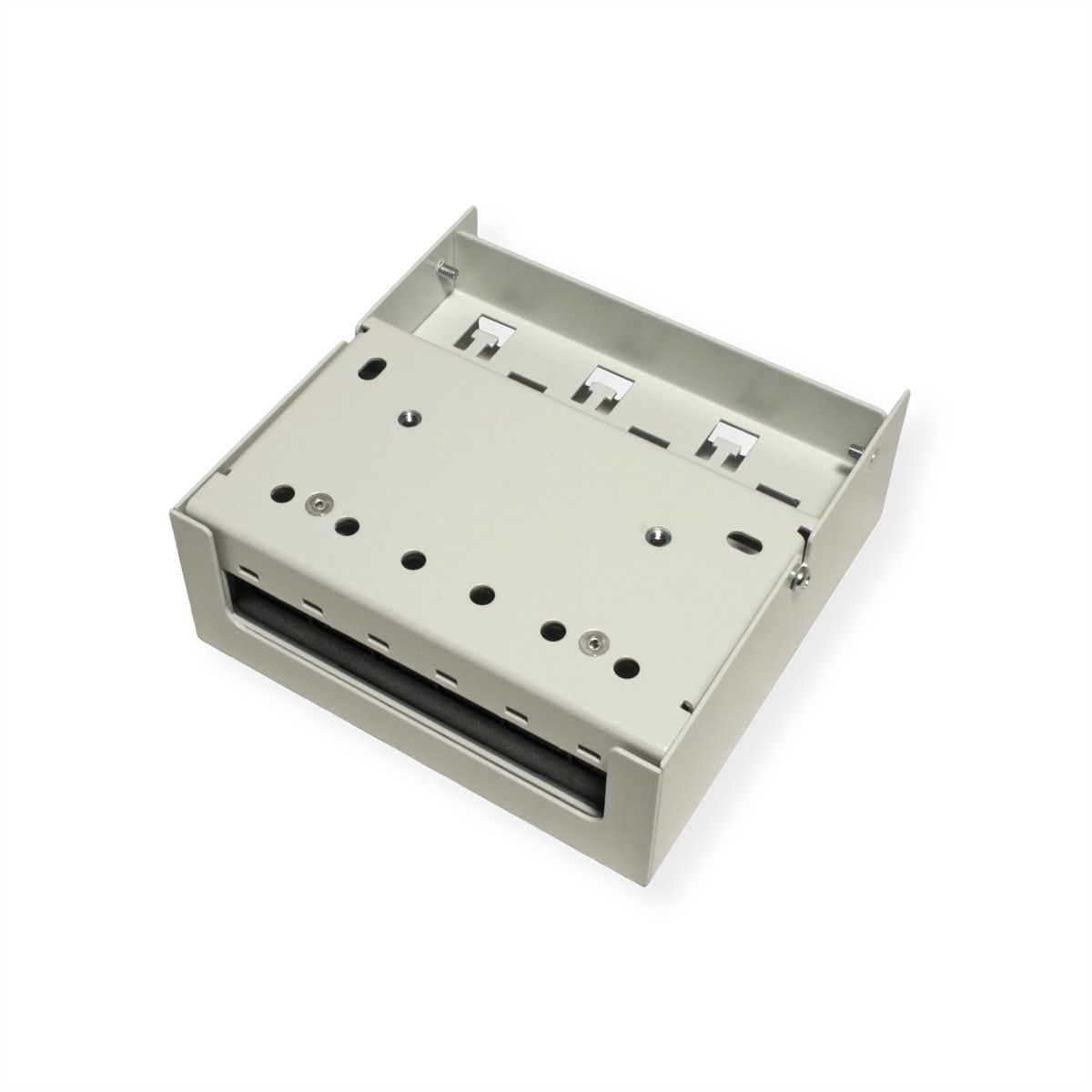 Patchpanel 50xRJ45 8/4 1U ISDN, RAL7035, Cat. 3 - Assignment: 4 pins 3