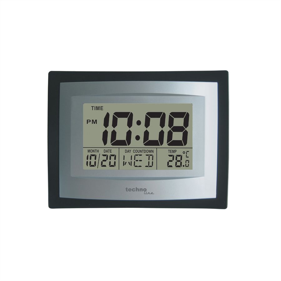 TechnoLine horloge murale WS8004 numérique
