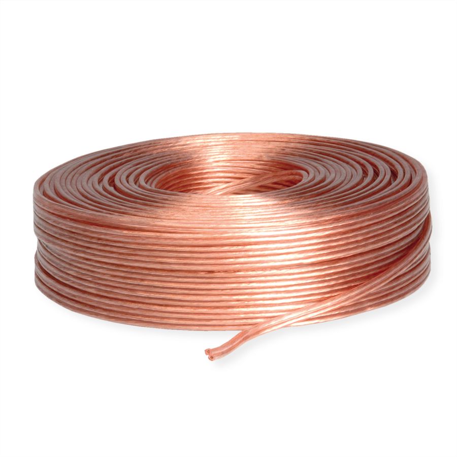 Lautsprecherkabel, transparent, 100m, 2,5mm²