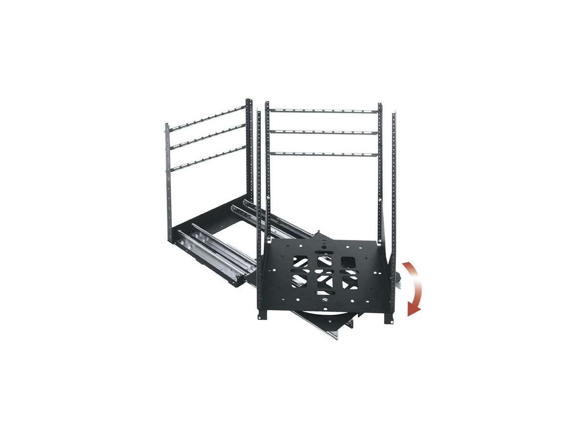 Middle Atlantic Products SRSR 23", 28U Rack monté sur le mur Noir