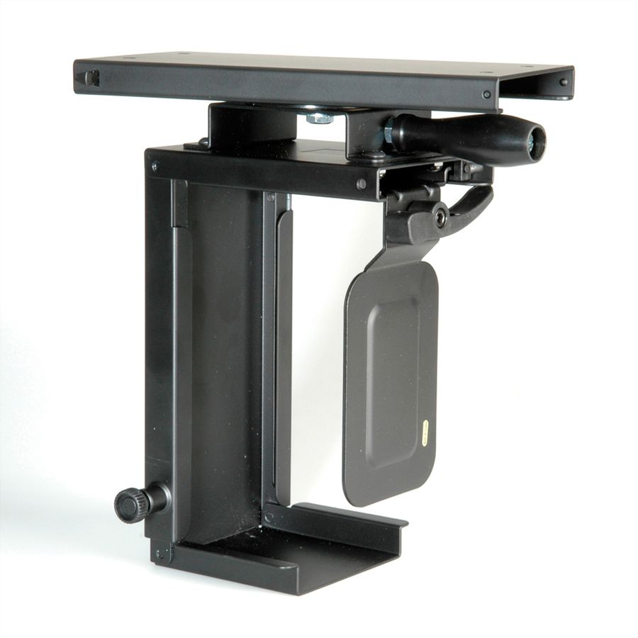 ROLINE Mini-PC-Halterung ausziehbar, drehbar, schwarz, bis 10 kg