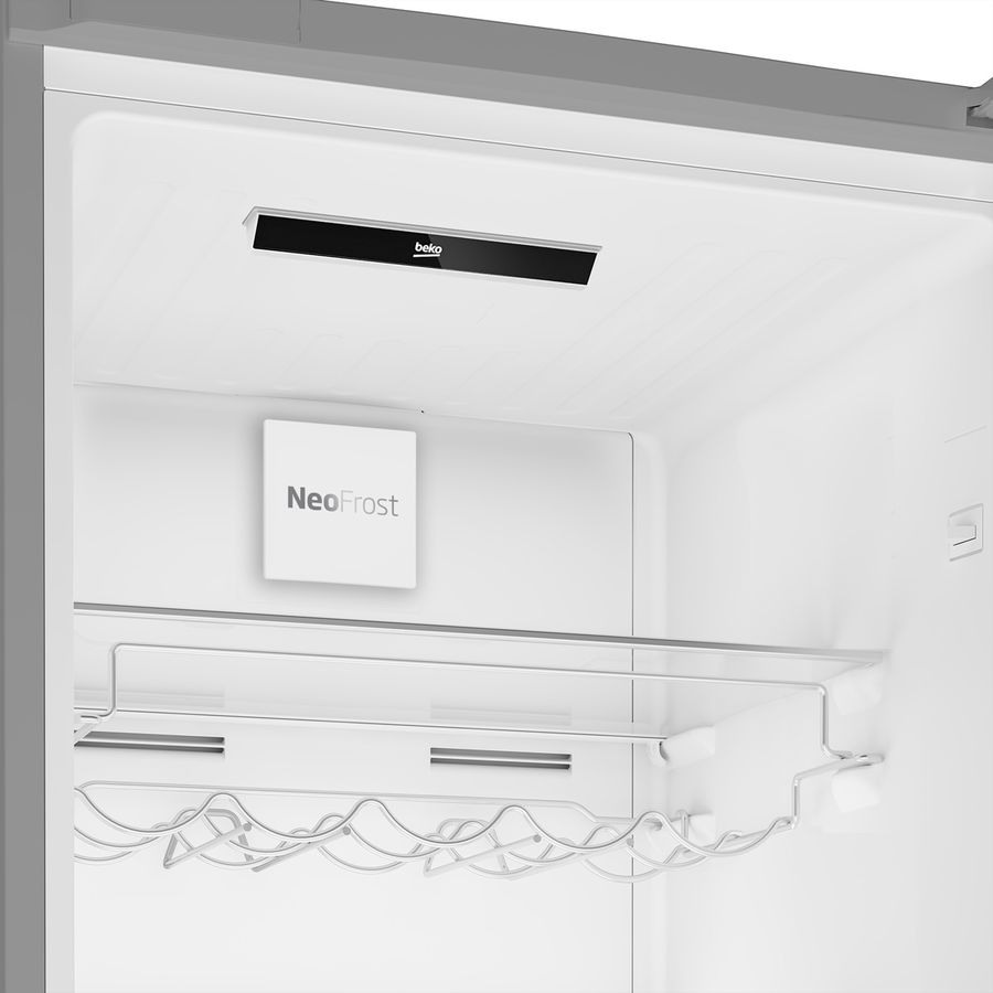 Beko Réfrigérateur-congélateur KG710, 325l, B, Titanium Inox