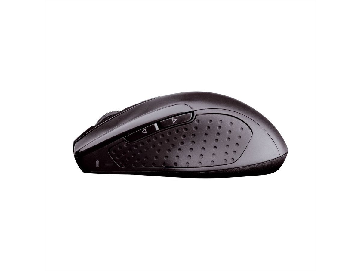 CHERRY Mouse MW 3000 Wireless, schwarz Funk, Infrarot, ergonomisch, 5 Tasten