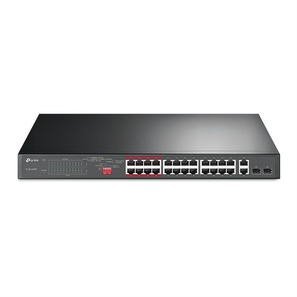 TP-Link TL-SL1226P Switch PoE+ 24+2 Port