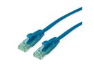 ROLINE RM Patchkabel Cat.6A UTP, blau, 2 m