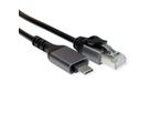 VALUE USB 3.2 Gen 2 Typ C zu Gigabit Ethernet Konverterkabel, schwarz, 2 m