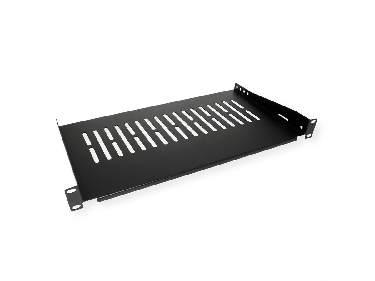 VALUE 19-Zoll-Geräteträger, 485 x 250mm, max. 10kg, schwarz