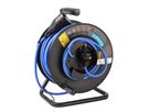 Kabelrolle Antitwist T13 IP55 40m, BAUFLEX N07V3V3-F 3G1.5mm2 IK08, schwarz / blau