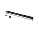 BACHMANN Multiprise 9x contact de protection, interrupteur, 2 m