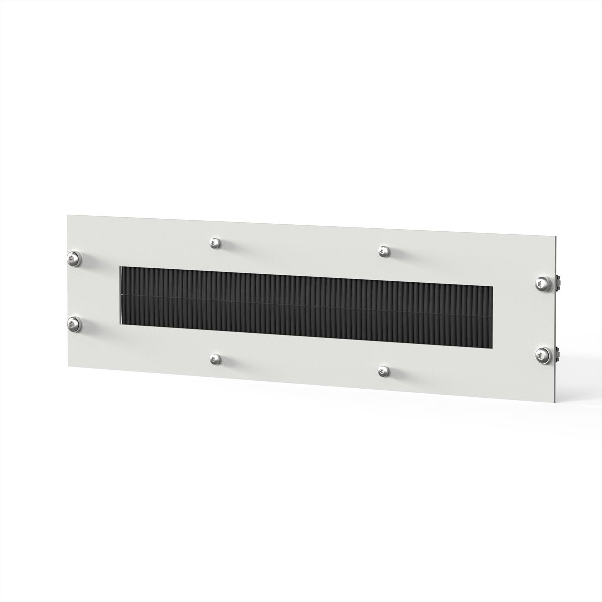 SCHROFF Chemins de câbles pour Novastar et Eurorack, RAL 7035, vissé, 3 U