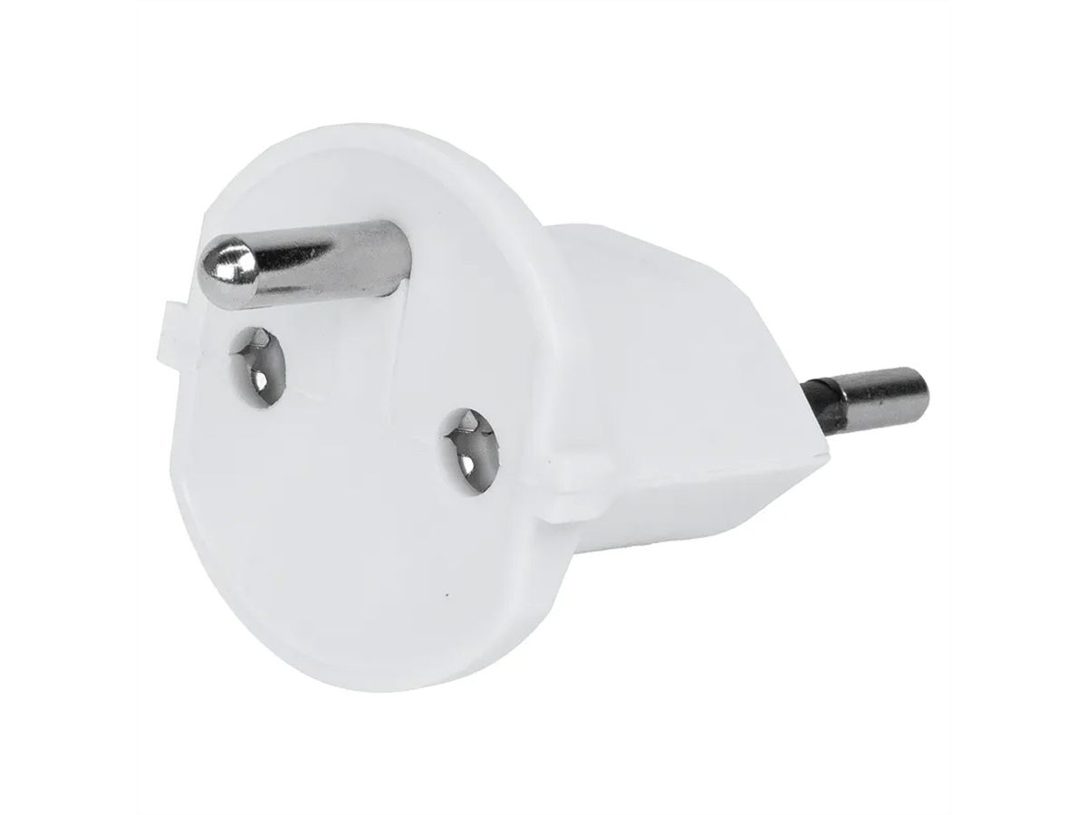 Adaptateur Fix D 2P+T allemand / CH 3 pôles,, Retail Emballage