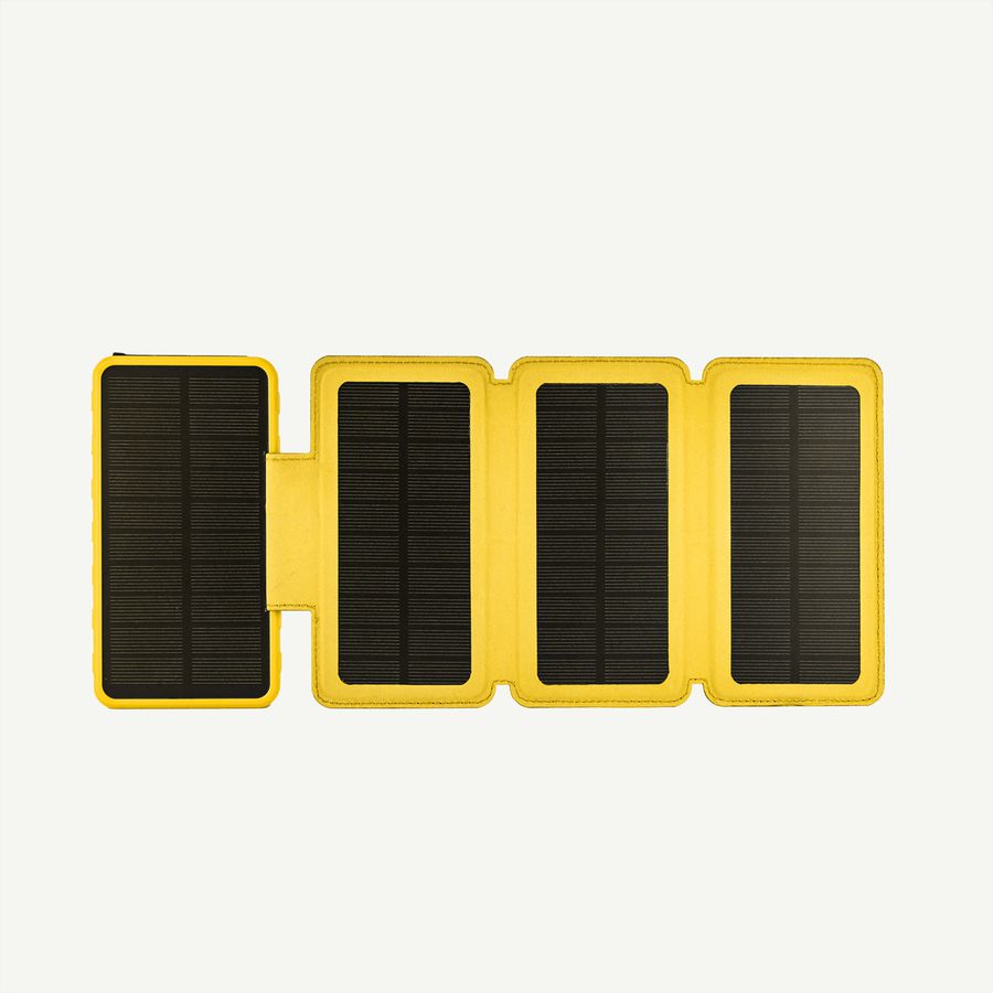 Aqiila Powerbank Powerbird B20+, Solaire, 20W, jaune, 10.000 mAh
