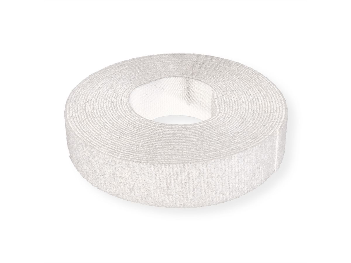 VELCRO® ONE-WRAP® Bande non perforée, 20mm, blanc, 5 m