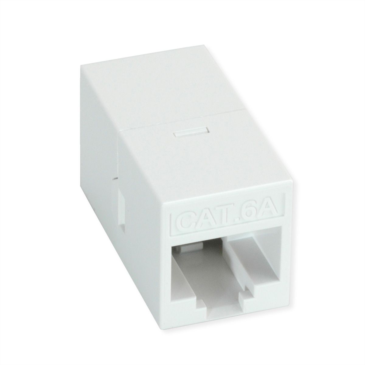 ROLINE Coupleur RJ-45 non blindé, Cat.6A/Classe EA, blanc