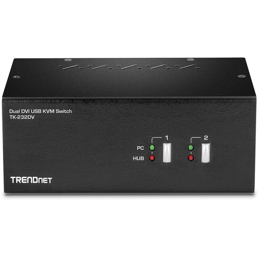 TRENDnet TK-232DV Switch KVM DVI 2 ports à double moniteur