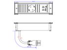 BACHMANN KAPSA S 1xCEE7/3, 1xUSB A/C 22W 0,2m GST18