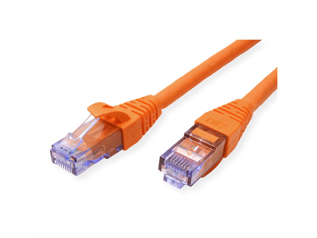 Cordon ROLINE UTP Cat.6A / 10 Gigabit, Component Level, LSOH, orange, 1,5 m