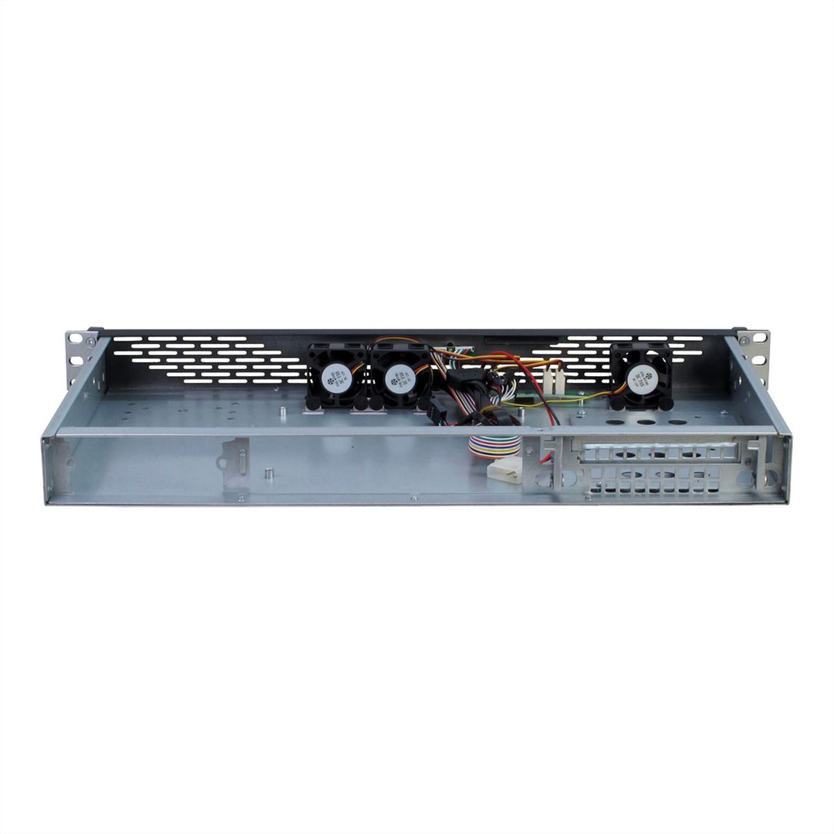 19" Servergehäuse 1U-K-125L, 1HE, schwarz