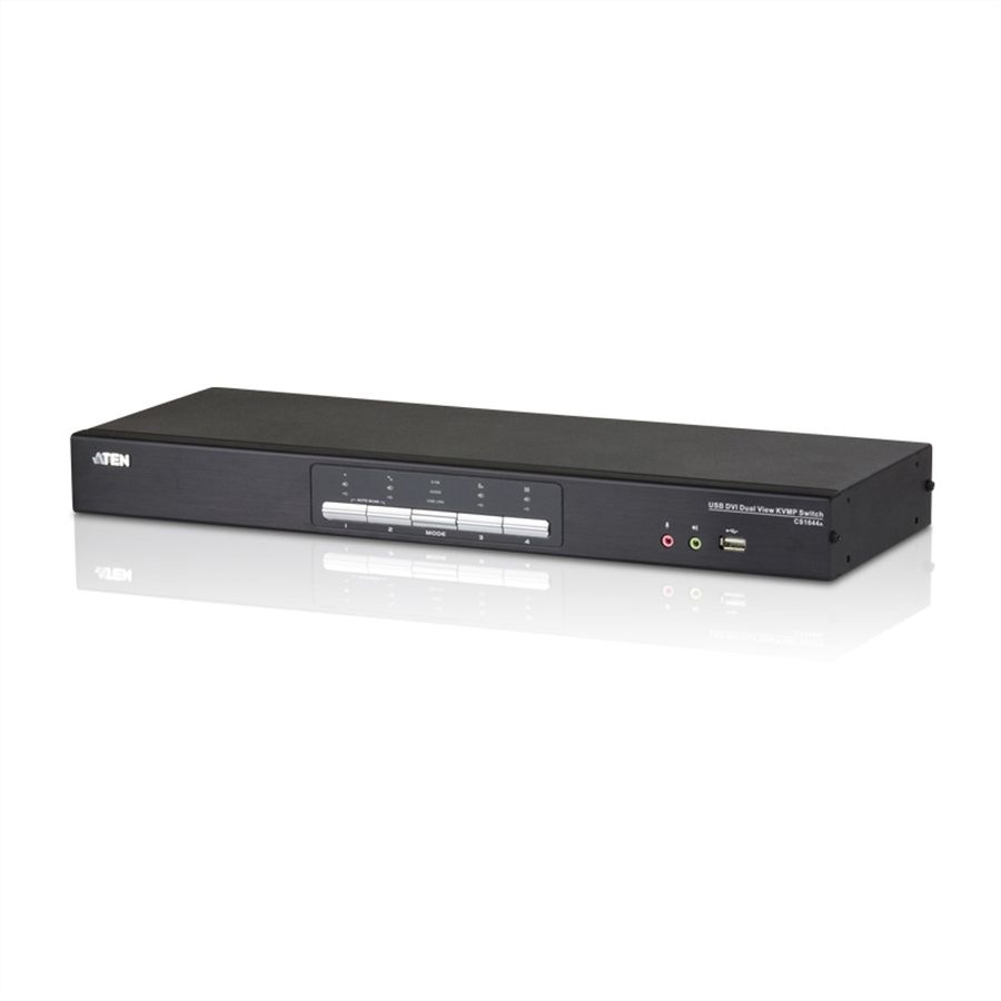 ATEN CS1644A Switch KVM Dual-View DVI, USB, Audio, USB-Hub, 4 ports