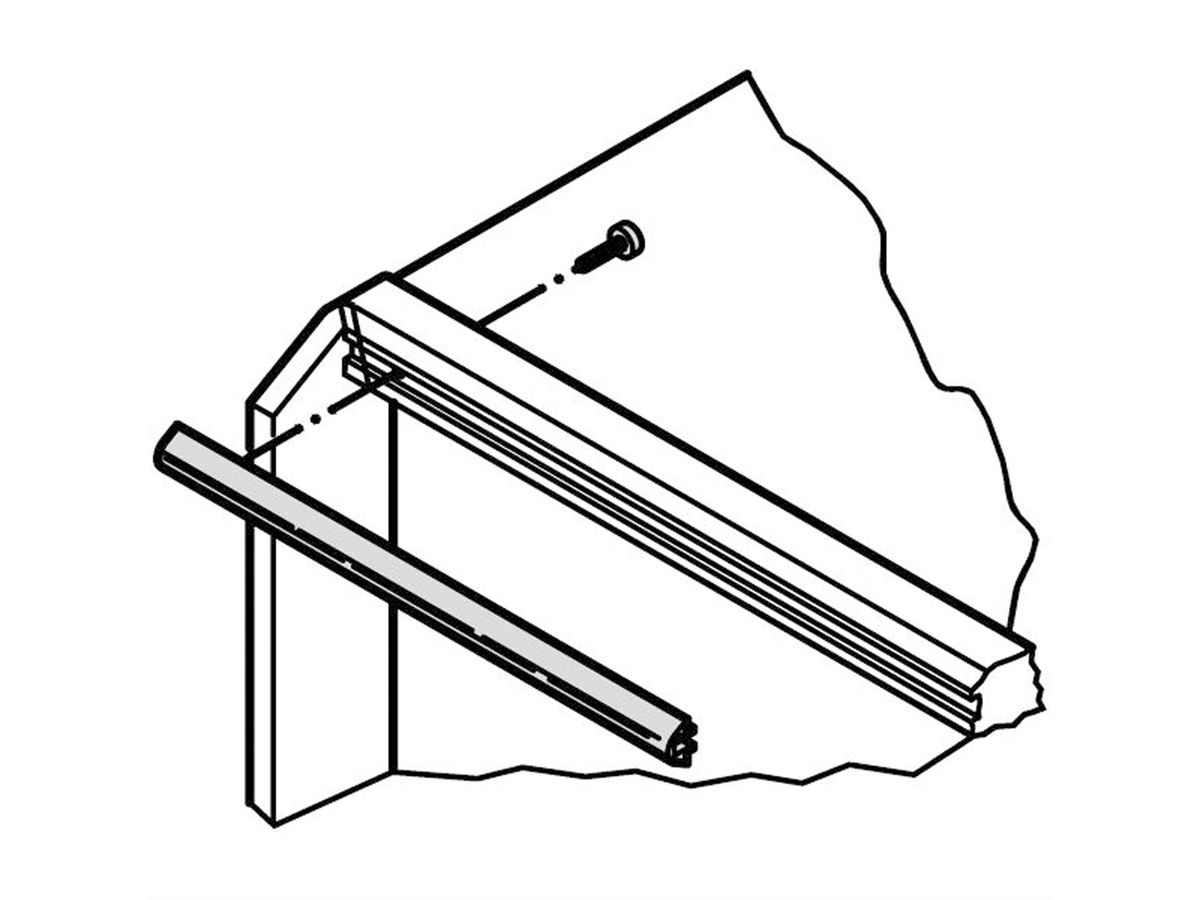 Éléments de design de boîtier PropacPRO SCHROFF, forme 2, RAL 7035, 84 CV