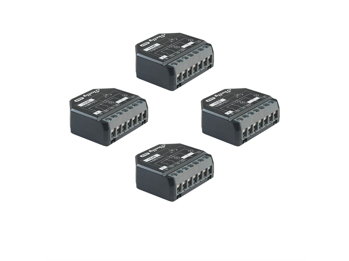 Shelly Schaltaktor 2PM Gen4, (Quadro Pack)