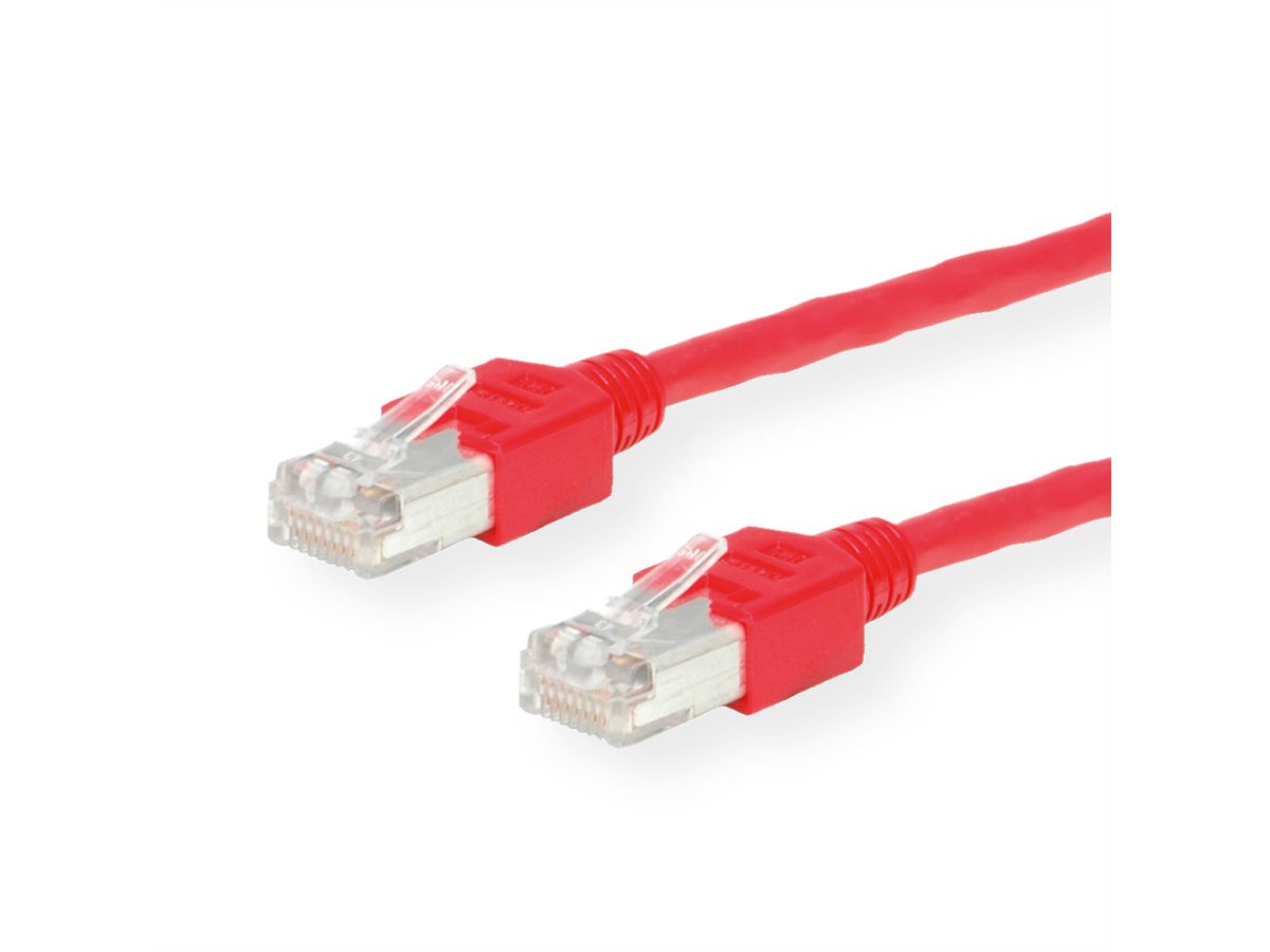 KERPEN Patchkabel Cat.5e (Class D) SF/U, MegaLine D1-20, gekreuzt, rot, 2 m